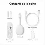 Contenu de la boite Chromcast 4eme
