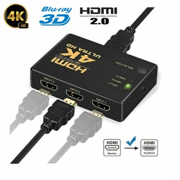 Switch 3 Ports HDMI 4K Main