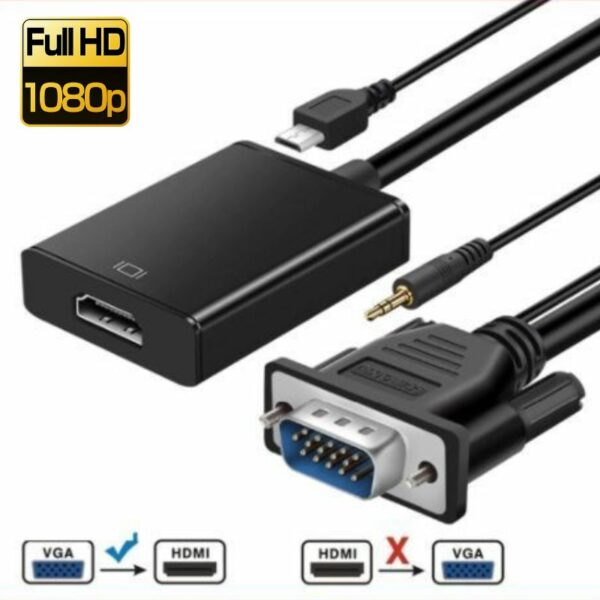 VGA Male To HDMI Fem Adapter Convertisseur