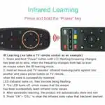 Air remote mouse 2.4ghz learning