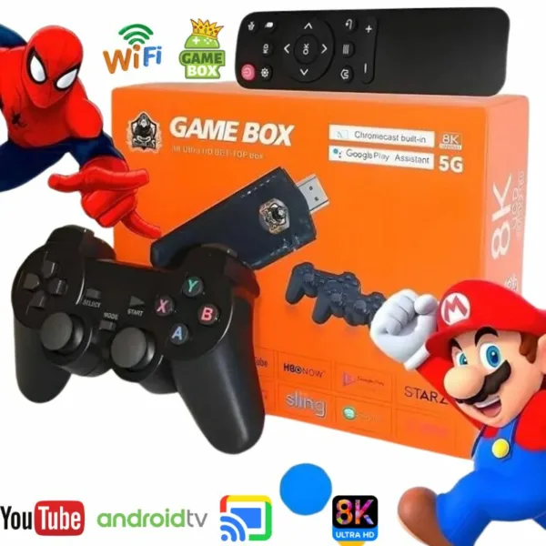 Game Box 8K Streaming et Jeux Android Main