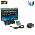 HDMI Switch Full HD 1080p avec télécommande pour vidéoprojecteur, HDTV, Ordinate pers