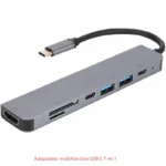 Adaptateur multifonction USB C 7 en 1 Pers 1 (2)