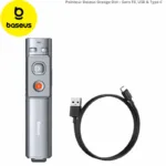 Pointeur Baseus Orange Dot – Sans Fil, USB & Type C pers2 (3)