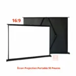 Écran Projection Portable 50 Pouces 16 9 Pers 1